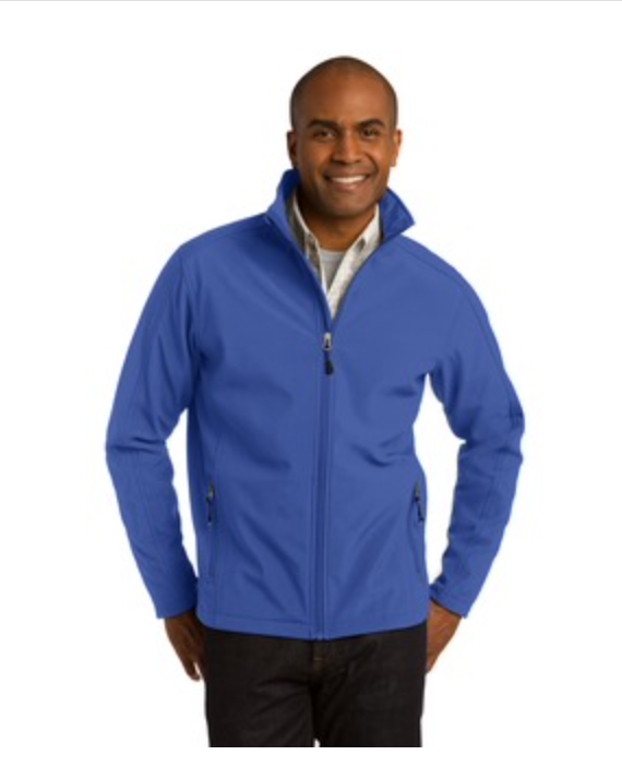  Men's Port Authority Core Soft Shell Jacket in True Royal Main Image